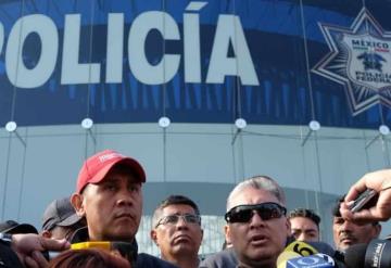 Elementos de la Policía Federal rompen´ con representantes