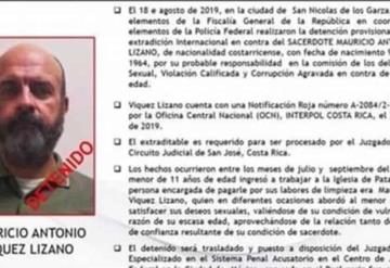 Cura pederasta huyó de Costa Rica y se escondía en México; lo detectaron por su red social