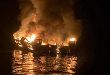 Se incendia barco en California; saldo: 4 muertos y 39 desaparecidos