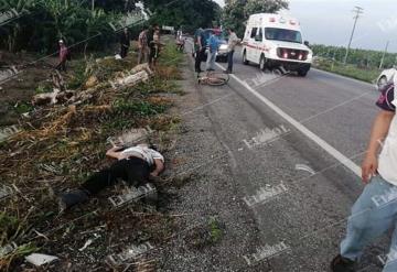 Atropellan y matan a trabajador de rancho