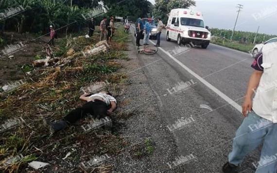 Atropellan y matan a trabajador de rancho