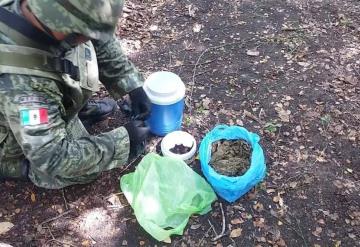 Drogas, vehículos y armas fueron asegurados por el Ejército Mexicano en Tenosique