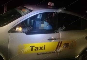 Ejecutan a "Wili" chófer de taxi en Comalcalco