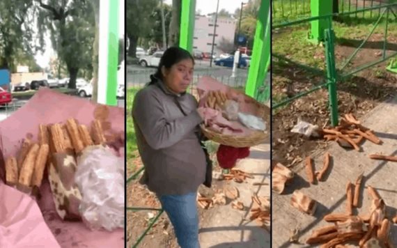 Video: Vendedora de churros llora ante abuso de la policía