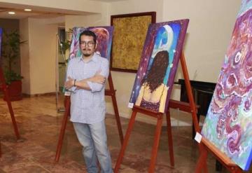 Inauguran exposici&oacute;n del artista pl&aacute;stico P&aacute;vel Santa Rosa en el Hotel Viva Villahermosa