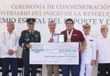 Entregan Premio Estatal del Deporte y de la Juventud 2019