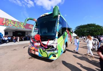 Galería Rodante ADO; conoce el autobús que resalta a Tabasco