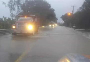 Afectaciones en municipios de Tabasco por lluvias del Frente frío 23