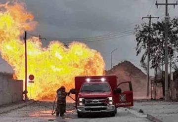 Explota ducto de gas en Reynosa