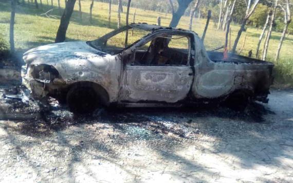 Ganadero Tabasqueño es localizado calcinado en su camioneta