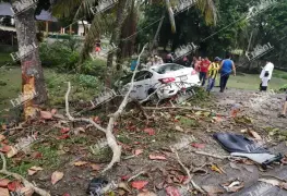 Fuerte accidente sobre la carretera Cárdenas-Comalcalco