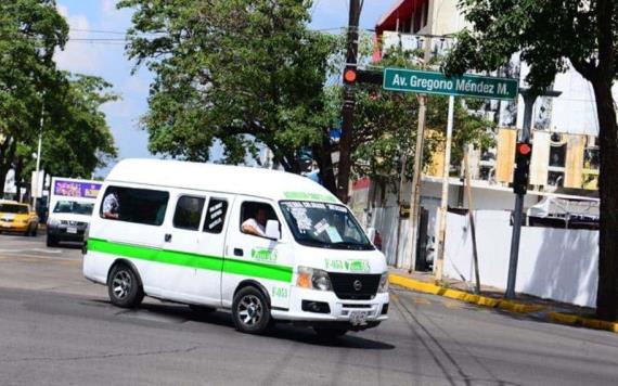 Suplirán combis tres meses más a los Transbus en rutas Méndez - 27 de Febrero