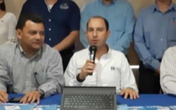 Visita Tabasco Marko Cortés, dirigente nacional del PAN