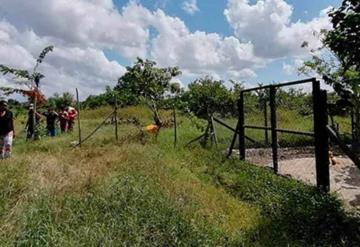 Descubren restos humanos en potrero