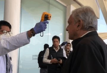 AMLO da 35.6 de temperatura