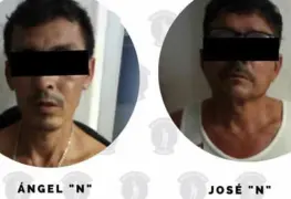 Aseguró la SSPC a dos hombres que portaban arma blanca