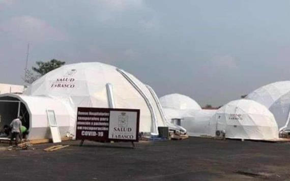 Casi listas burbujas del Hospital Juan Graham para pacientes de COVID-19 en pre-alta 