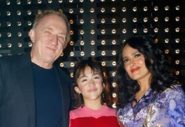 La hija de Salma Hayek entre los 10 niños más ricos del mundo