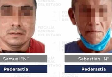 Aseguran a dos presuntos pederastas en Villahermosa y Cunduacán