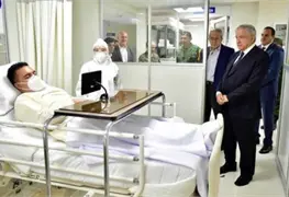 ISSSTE aclara pol&eacute;mica foto de L&oacute;pez Obrador en hospital Covid-19 sin cubrebocas