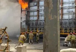 Registran conato de incendio en refiner&iacute;a de Salina Cruz tras sismo