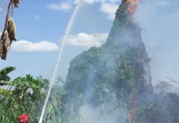 Incendio de pastizal se sale de control