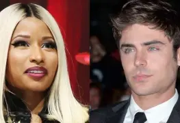 Revelan relación amorosa entre Zack Efron y Nicki Minaj