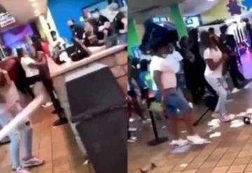VIDEO: Joven enloquece, agrede empleados y causa destrozos en tienda