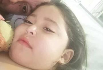 Alison busca una esperanza de vida en Tabasco; tiene 4 años y le detectaron un tumor cerebral