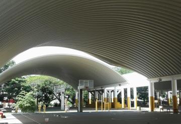 Ciudad Deportiva sufre daños estructurales por fuertes lluvias
