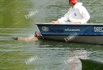 Rescatan cuerpo sin vida de la laguna de las Ilusiones en Villahermosa