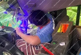 Rescatan a persona prensada tras accidente carretero sobre el kil&oacute;metro 5 de la carretera a Boqueron