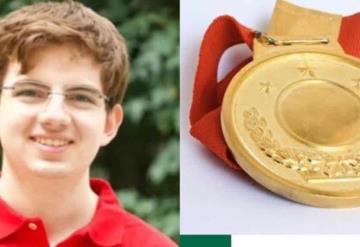 ¡Orgullo mexicano! Tomás gana medalla de oro en Olimpiada Internacional de Matemáticas