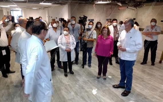 El Gobernador de Tabasco realiza recorrido por el Hospital Juan Graham