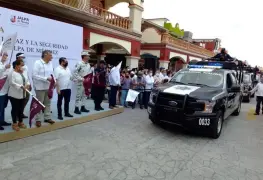 Entregan patrullas en Jalpa de Méndez