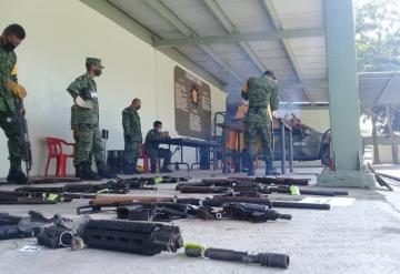 Destruirán armas de fuego que fueron decomisadas