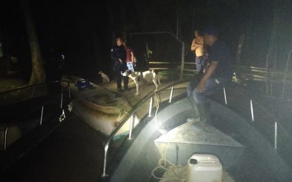 Rescatan a familias afectadas en Balancán por el alto nivel del río Usumacinta