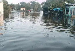 Así amanece en el poblado indígena de Monte Grande