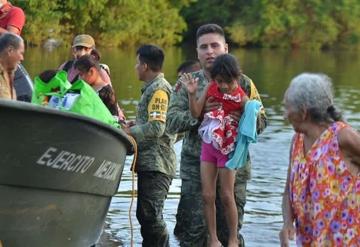 Se prioriza rescate de personas en Tabasco