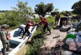 Evacuan a habitantes de rancherías de Jonuta por desbordamiento del río Usumacinta