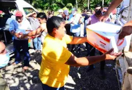 Autoridades responden a peticiones de los ciudadano y envían ayuda humanitaria a Ranchería El Espino
