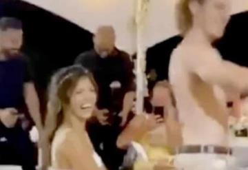 VIDEO: Novio golpea a la novia en plena fiesta de bodas