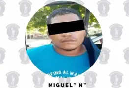 La Policía Estatal aseguró a un masculino por robo con violencia