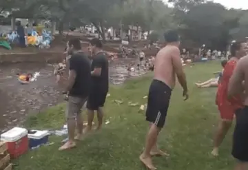 ¡Inconsciencia! Pese a Covid-19 reportan aglomeración en balneario