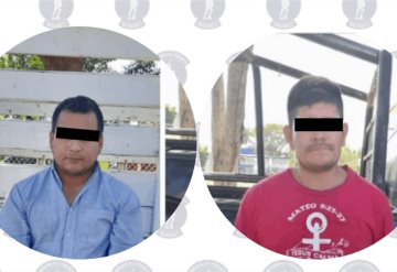 Por robo de autopartes, detienen a dos masculinos en Ixtacomitán