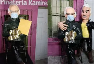 Piñata ´Mano larga´ de Chente Fernández