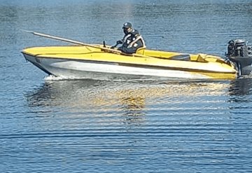 Realizan patrullaje acuático en la laguna de las ilusiones