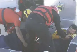 Semar rescata a náufragos en costas de Ensena