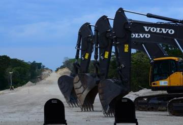 Tabasqueños en la obra del Tren Maya