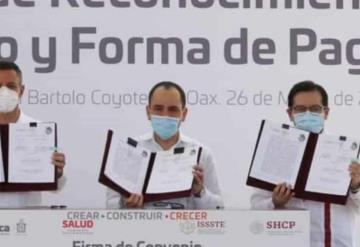 Recibe ISSSTE hospital como pago de deuda del Gobierno de Oaxaca